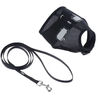 TIAKI Katzengeschirr Comfy mit Leine - Bauchumfang: 28 - 38 cm