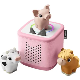 Tonies Toniebox 2 Starterset Rosa + My First Tonies Bauernhof Set