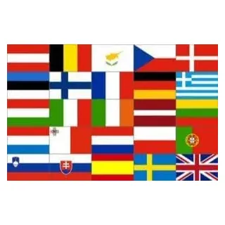 EU 25 Länder Flagge 90 * 150