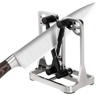 Messerschärfer Profi, Messerschleifer Aus Wolframkarbid - Messerschaerfer für Küchenmesser, Kochmesser, Alle Messer Inklusive Gewerbe und Haushalt Messer Schärfer - Kitchen Knife Sharpener