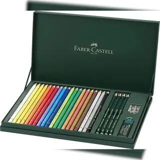 Faber-Castell Polychromos Farbstifte 20 + 4 St. inkl. Zubehör