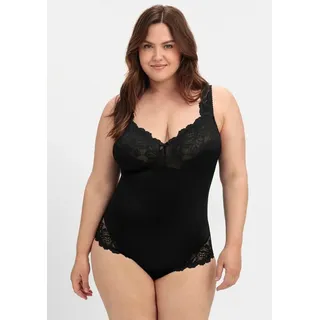 sheego Miederbody Body Spitze schwarz 105