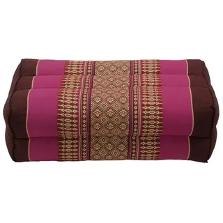 Yogakissen Meditations - Yogakissen Thaimassage Kissen, angenehm unterstützend, bordeaux beere, orientalisch rot