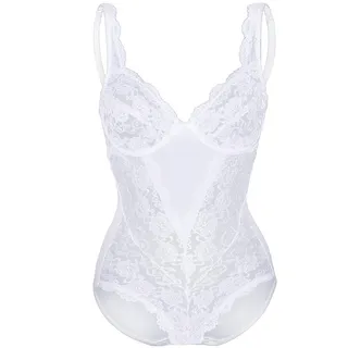 SASSA Damen Body 00904, Einfarbig, Gr. 85B, Weiß (Weiß 00100)