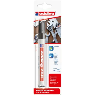 edding Paint Marker 750 Lackmarker 2 mm/4 mm 2 St. Schwarz
