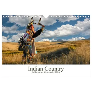 Calvendo Indian Country - Indianer im Westen der USA (Wandkalender 2026 DIN A4 quer), CALVENDO Monatskalender: Indianer Portraits fotografiert in ... Amerikanischen Westens. (CALVENDO Menschen)