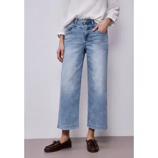 STREET ONE 3817231 High Waist Wide Leg Blau 28/26