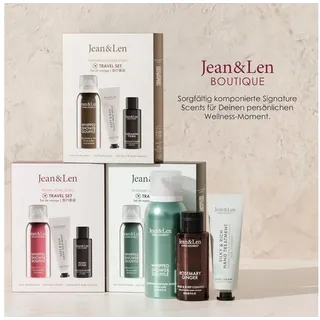jean & len ohne gedons* Pflege-Geschenkset Travel Set, Geschenk oder Mitbringsel, Produkte für Körper und Geist, Travel Set