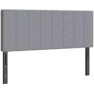 Homcom Kopfteil 3-Fach Höhenverstellbar 160 x 10 x 106/116/126 cm Grau