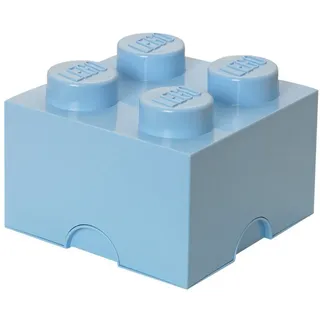 LEGO Aufbewahrungsstein, 4 Noppen, hell blau