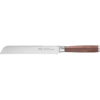 Rösle Masterclass Brotmesser 20 cm mit Wellenschliff Nussbaumholz