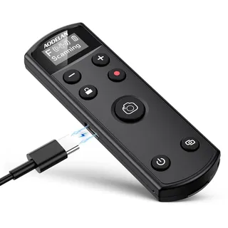 Compatible with Fujifilm Camera Wireless Remote Control - Aodelan Rechargeable Shutter Release with OLED Screen for X-H2,X-H2S,X-T4,X-T5,X-T3,X-S20,X-S10,X-T50,X-T30 II,X-T30,X-M5,X100VI,X-E5,X Half