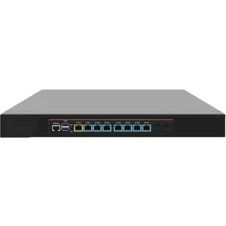 HUNSN 10GbE Firewall Hardware, VPN, 1U Rackmount, Mikrotik, PFSense, OPNsense, Network Appliance, I3 4100M, RJ68, 8 x I226-V 2.5GbE LAN, 2 x SFP+ 82599ES, 0 RAM, 0 Storage, Barebone No System