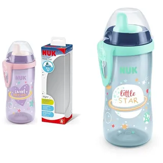 NUK Kiddy Cup Night Trinklernflasche | Kiddy Cup Night Trinklernflasche | Schnabeltasse mit Leuchteffekt