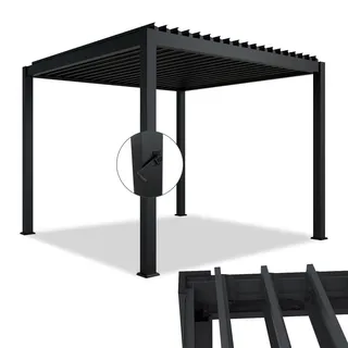 Juskys Lamellendach Tahiti 3 x 3 m