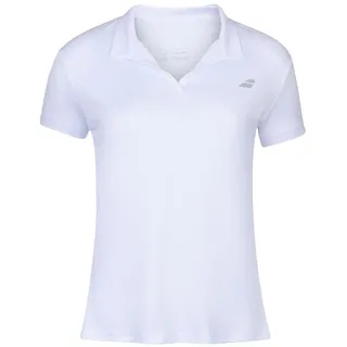 Babolat Unisex Kinder Play Polo Girl Poloshirt, Weiß, 6-8 años - 6-8 Jahre