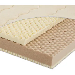 Träumeland Jugendmatratze Naturstern 90 x 190 cm, Fkt, Made in Austria, Oeko-Tex® Standard 100, Über- und Sondergrößen erhältlich, Bezug abnehmbar/waschbar, Ober- Unterseite versteppt, optimale Belüftung, schadstoffgeprüft, alternative Größen