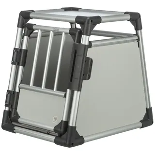 Trixie Transportbox Aluminium S 48x57x64cm silber/hellgrau