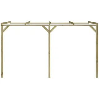 vidaXL Pergola 2 x 4 x 2,2 m braun