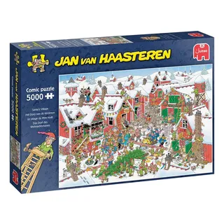 JUMBO Spiele Jumbo 20076 - Jan van Haasteren Santa's Village, 5000 Teile