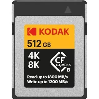 Cactus Kodak CFexpress Type B 512GB (512 GB, CFexpress Typ B), Speicherkarte,
