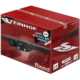 NEU Anhängerkupplung AHK Steinhof starr für FIAT Ducato 250 Kasten/Bus ab 03.2014 mit 13-polig Universal-Elektrosatz, (F-064@WH2SG13)