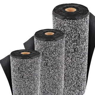 Aquagart Steinfolie 1m x 0,6m breit Für Teichrand Bachlauf Teichfolie Kiesfolie Grau