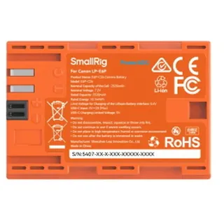 SmallRig 5407 LP-E6P orange