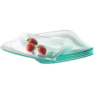 Mäser La Musica, Dessertteller Glas, Serviergeschirr im 6er-Set