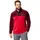 Herren Mountain Half 2 Fleece-Überzug Mtn Red Rich Wine Black M EU