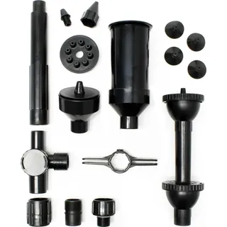 Wiltec SunSun Ersatzteil für Aquariumpumpe HJ-1543/1843 Aufsatz Set 3, Aufsatzset mit Springbrunnendüse für Teichpumpe, effiziente Aquariumpumpe
