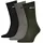 Unisex Crew SOCK 3P Green combo Green Combo 43-46