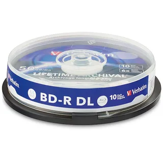 Verbatim M-Disc BD-R BluRay 50GB 6x Speed Cakebox printable