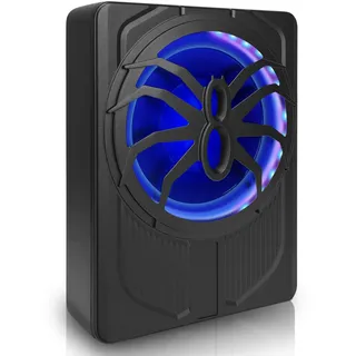 VINGVO Subwoofer Auto,10Zoll 800W Aktiv Subwoofer Für Auto,2.6 Ohm Ultra Flach Untersitz Subwoofer Autos Aktiv Mit Verstärker Controller Tiefton Lautsprecher Fahrzeug Für LKW SUV Truck