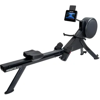 KETTLER Regatta 600 Rudergerät – Hybrid-Widerstand (Luft + Magnet), 24 Stufen, Touchscreen-Display mit Apps & virtuellen Ruderstrecken, klappbar, bis 150 kg, für Zuhause & semiprofessionellen Einsatz