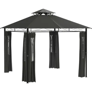 Outsunny Pavillon Metall, Polyester