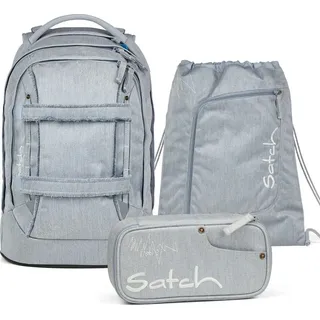 Satch Pack 3-tlg. Washed Blue