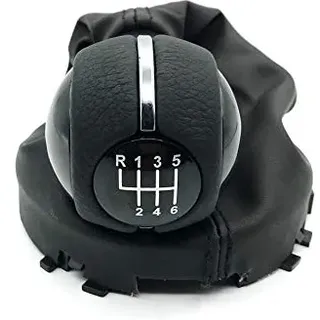 HZ-DESIGN Schaltknauf Schalthebel mit Schaltsack für 6 Gang kompatibel mit Mini F 54 55 56 57 60