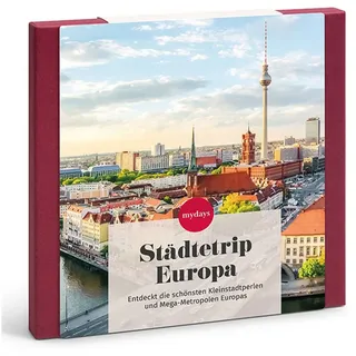 mydays Erlebnisgutschein Geschenkbox Städtetrip Europa, Oh, wie schoen ist Europa