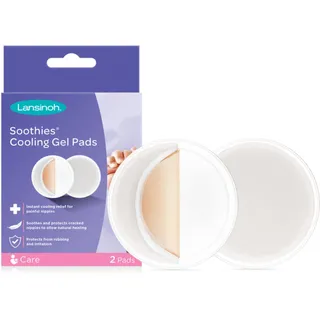 Lansinoh Soothies® Kühlende Gel-Pads zum Stillen – Beruhigt und schützt rissige Brustwarzen beim Stillen – wiederverwendbar bis zu 3 Tage mit Ablageschale – Brustwarzenlinderung