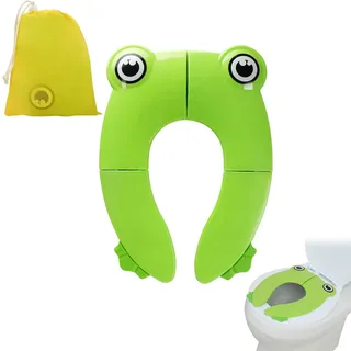 Faltbarer Toilettensitz Kinder, Tragbar Kinder Toilettentrainer Sitz, WC Sitz Kleinkind Reise Töpfchentrainer, Faltbarer Kind Toilettensitz, Klappbarer Kind Toilettentrainer für Unterwegs