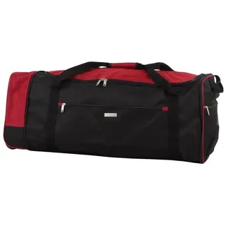 NTK-Collection Rochester Reisetasche auf Rollen Schwarz/Rot