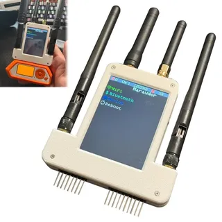 Externes Antennengerätemodul für Flipper Zero, externes Modul mit Bildschirm WiFi + 433 M + GPS-Modul, Entwicklungsplatine für Flipper Zero, für Flipper Zero Modul-Zubehör