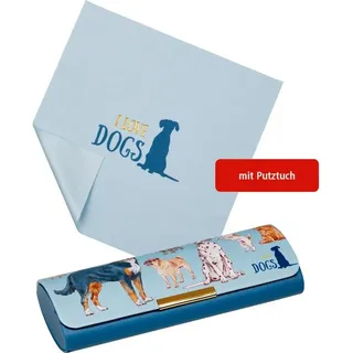Die Spiegelburg Brillenetui mit Putztuch - I love Cats dogs