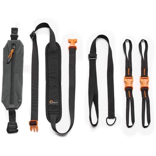 Lowepro GearUp Accessory Strap Kit - Kompatibel mit Allen GearUp Kameraboxen - Mehrere Tragekonfigurationen B09N7J6Z14 schwarz