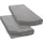 90 x 200 cm grau 2 St.
