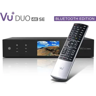 VU+ Duo 4K SE BT 2x DVB-S2X FBC Twin, festplattenvorbereitet