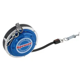 Triuso Maßband Forstmaßband, Spencer BM 25, 25m, Metallgehäuse, mit Klapphaken