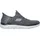 Herren Slipper GO WALK FLEX-HANDS UP Größe 45 1 2 in Schwarz Schwarz