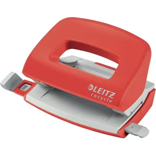 Leitz Locher Recycle Mini rot,